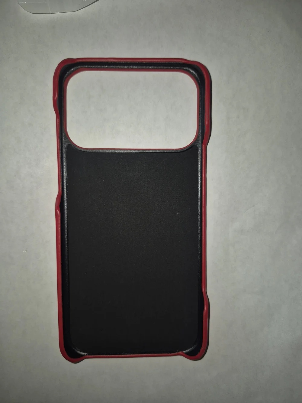 17 Pro Max D Quilted Red Phone Case  Designer